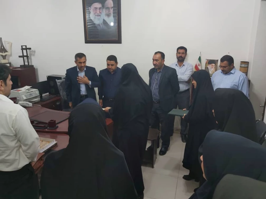 برگزاری جلسه معارفه سرکار خانم روزبهانی به عنوان مدیر اجرایی آموزشکده فنی و حرفه ای دختران اهواز 2