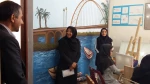 بازدید هیئت نظارت و ارزیابی استان از آموزشکده فنی و حرفه ای دختران اهواز  3
