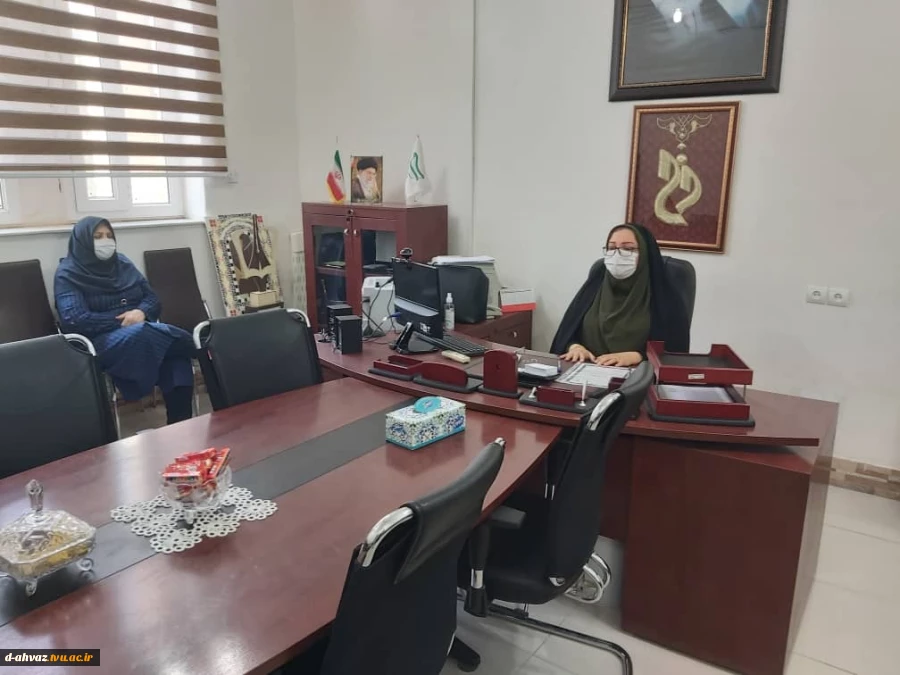برگزاری جلسه ی اداری با حضور مدیریت اجرایی آموزشکده و پرسنل 2