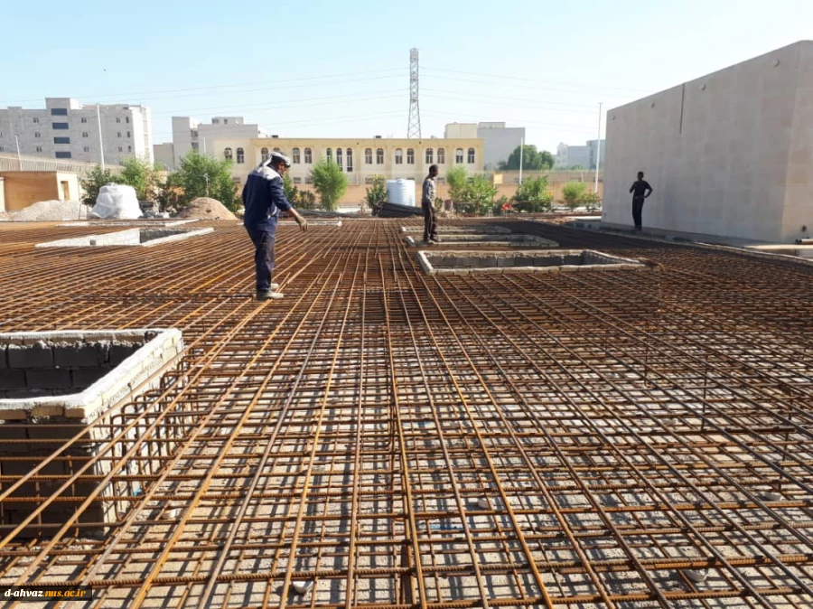 نمایی از اجرایی پروژه ساخت خوابگاه در آموزشکده دختران اهواز توسط خیرین  2
