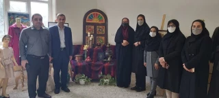 بازدید جناب آقای سید بهزاد علوی ، ریاست دانشگاه فنی و حرفه ای استان از نمایشگاه هفته پژوهش
