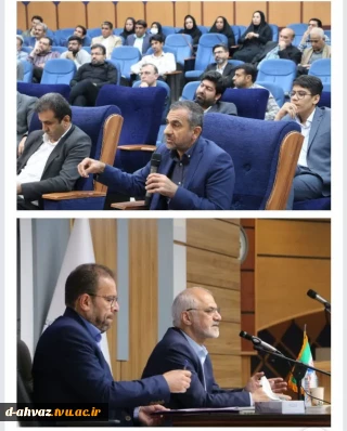 دیدار رؤسای دانشگاه ها و مراکز آموزش فنی و حرفه ای و جمعی از نمایندگان شرکتهای دانش بنیان با استاندار خوزستان
یکشنبه مورخ ۳ اردیبهشت ماه ۱۴۰۲