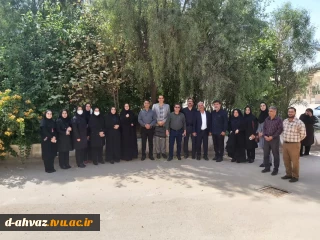 بازدید مدیران هنرستان های آبادان از آموزشکده فنی و حرفه‌ای دختران اهواز