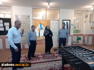 بازدید جناب آقای دکتر فتاحی مدیر کل امور دانشجویی دانشگاه ملی مهارت از آموزشکده دختران اهواز
 2