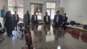 ازدید جناب آقای دکتر زمانی ریاست محترم دانشگاه ملی مهارت و هیات همراه از آموزشکده دختران اهواز