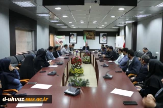نشست رئیس دانشگاه ملی مهارت  جناب آقای دکتر زمانی با اعضای هیئت علمی، اساتید و کارکنان واحد استانی خوزستان