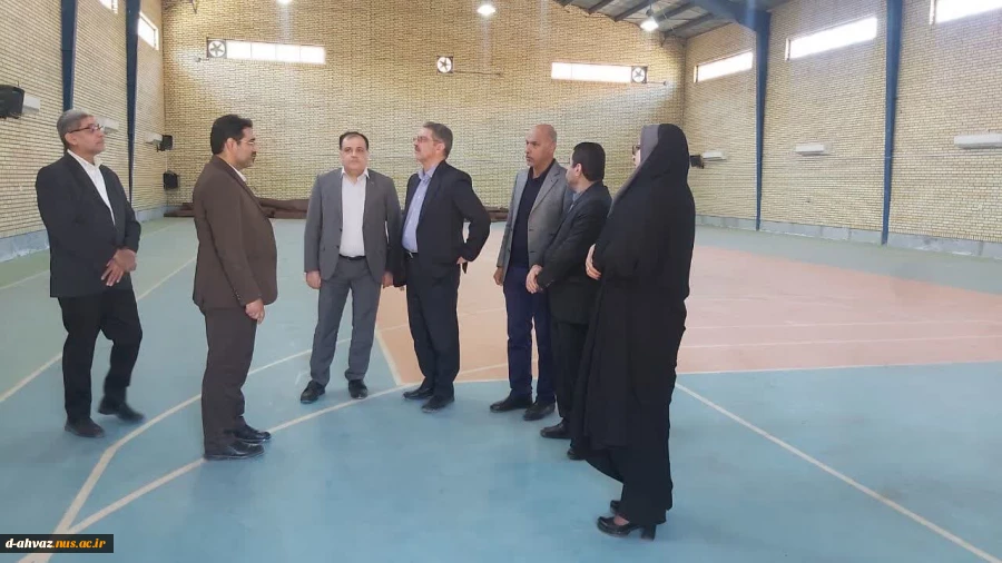 بازدید جناب آقای دکتر زمانی ریاست محترم دانشگاه ملی مهارت و هیات همراه از آموزشکده دختران اهواز 3