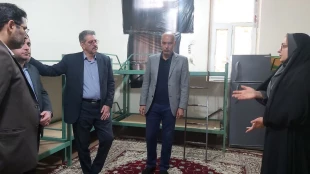 بازدید جناب آقای دکتر زمانی ریاست محترم دانشگاه ملی مهارت و هیات همراه از آموزشکده دختران اهواز 6